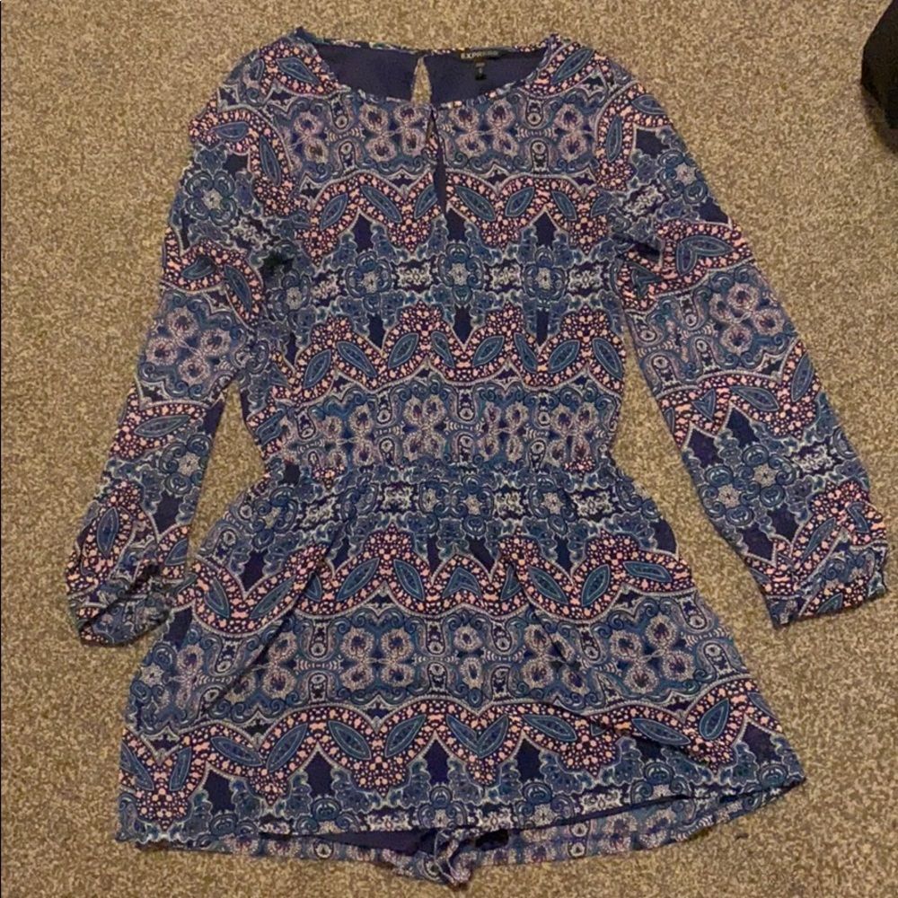 Express long sleeve romper